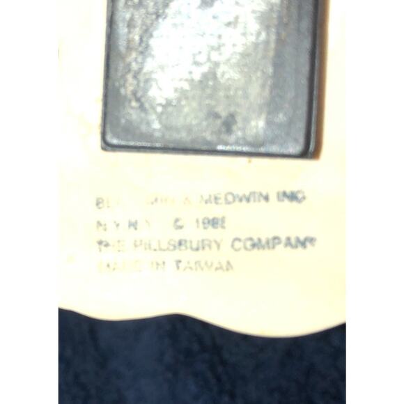 Pillsbury Doughboy Vtg Ceramic Lot 3 Spoon Rest Napkin /Sponge Holder 2 Magnets - Picture 6 of 11